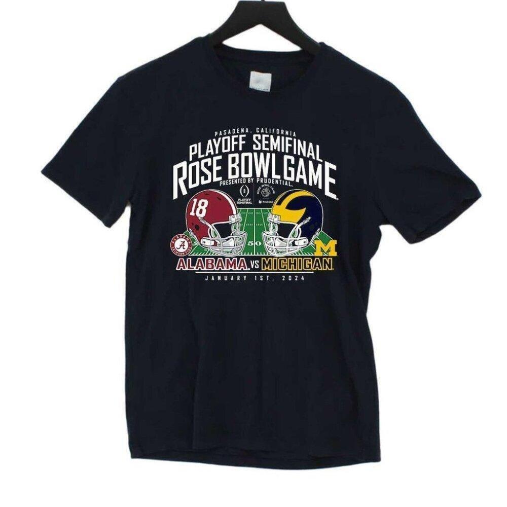 Michigan Wolverines Vs Ala Bama  College Football Rival Fan Tee T-Shirt